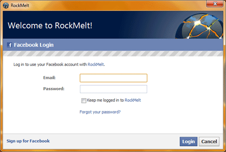 RockMelt integra-se ao Facebook