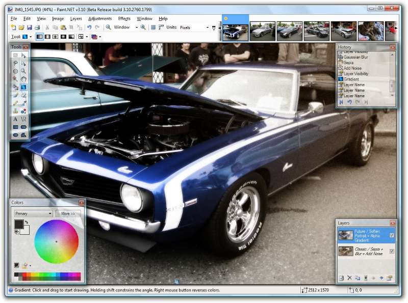 Paint.net – Praticamente um Photoshop gratuito